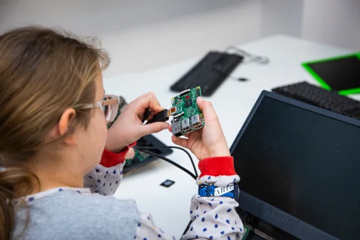 "Young student with RPI"